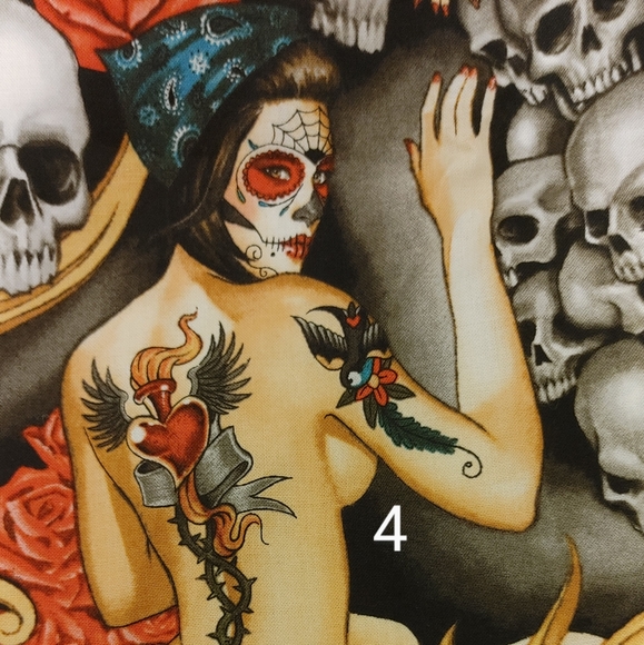 SOLD OUT 3 for $21 Day of the dead Face Mask - Picture 7 of 10